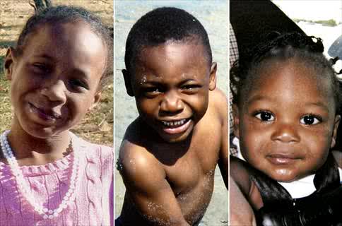 Michael Demesyeux and his two siblings, Jewell Ward and Innocent Demesyeux, murdered by their mother